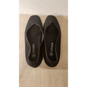 Square-Toe V-Cut Flats (Margot 2.0) women's 40‎